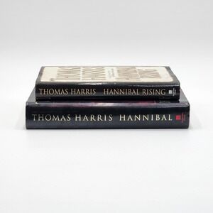 Hannibal & Hannibal Rising Hardcover Book Lot First Editions Thomas Harris